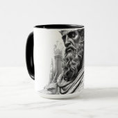 Hades Lord of the Underworld Antique Style Mug Tasse (Vorderseite Links)