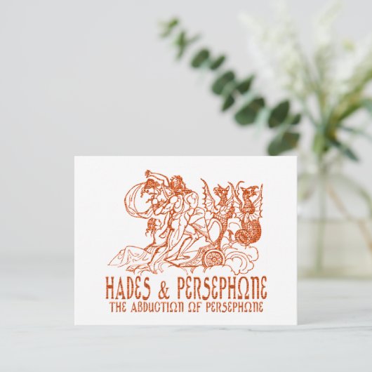 Hades & Persephone Postkarte (Stehend Vorderseite)