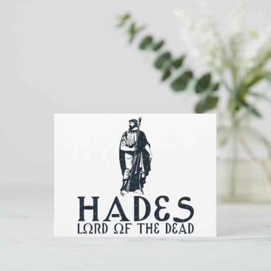 Hades Postkarte (Stehend Vorderseite)