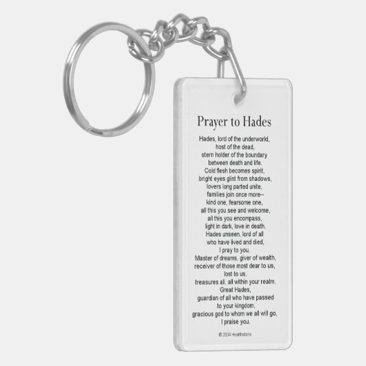 Hades Schlüsselanhänger (Vorderseite links)