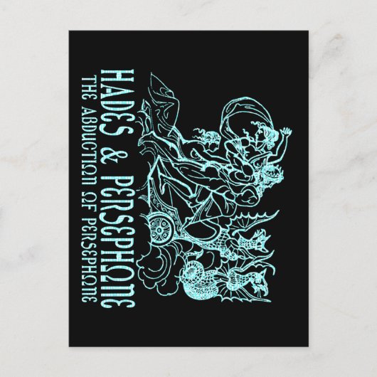 Hades und Persephone Postkarte (Vorderseite)