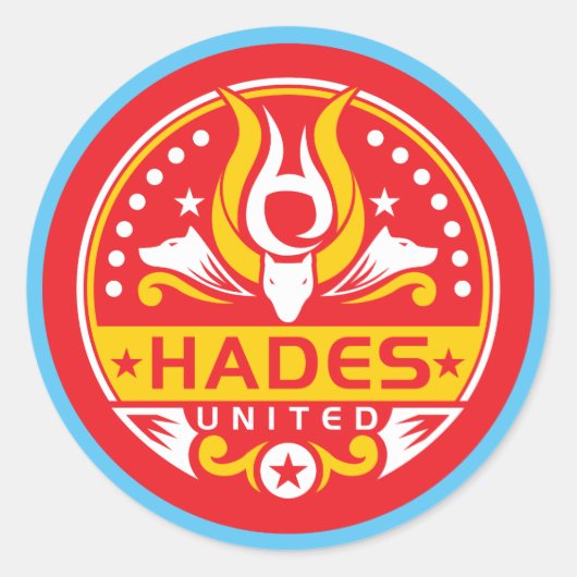 Hades United Logo Sticker (Vorderseite)