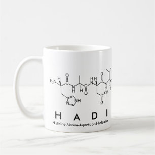 Hadi Peptid-Namen-Tasse Kaffeetasse