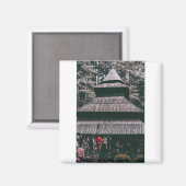 Hadimba-Tempel von manali Magnet (Vorderseite/Rückseite)