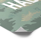 Hadleigh Park Mountainbike-Reiseplakat Poster (Ecke)