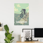 Hadleigh Park Mountainbike-Reiseplakat Poster (Heimbüro)