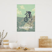 Hadleigh Park Mountainbike-Reiseplakat Poster (Küche)