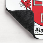 Hadley Familienwappen Mousepad (Ecke)