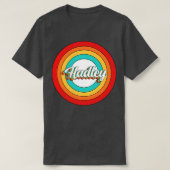 Hadley Name Shirt Vintag Hadley Circle (Design vorne)
