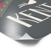 Hadlow, Kent Illustriert English Village Map Fotodruck (Ecke)