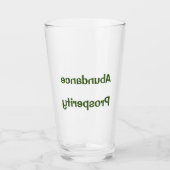 HADO Energie - Überfluss und Wohlstand - Dr. Emoto Glas (Vorderseite)