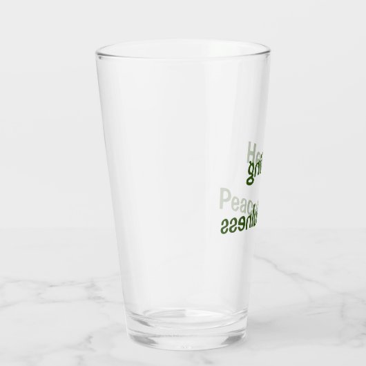 HADO Wasserglas - Heilende Ruhe - Dr. Emoto Glas (Rechts)