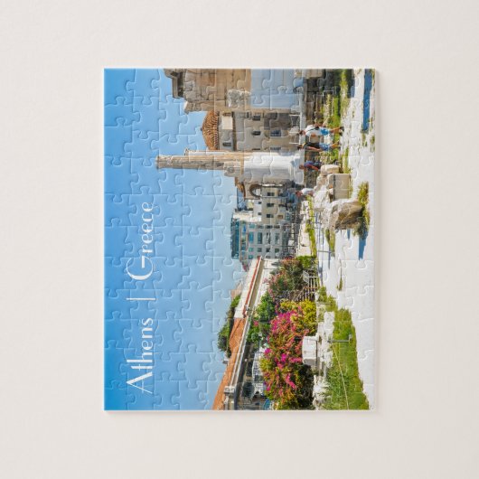 Hadrian Bibliothek in Athen, Griechenland Puzzle (Vertikal)