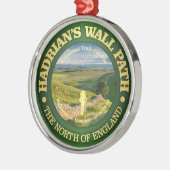 Hadrianischer Wandweg Ornament Aus Metall (Links)