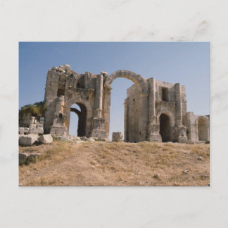 Hadrian's Arch, Jerash, Jordanien Postkarte