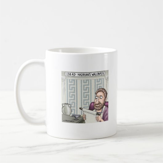 Hadrians Tapete Kaffeetasse (Links)