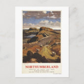 Hadrians Wall and Sheep British Rail Poster Postkarte (Vorderseite)