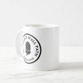 Hadrian's Wall Path National Trail Kaffeetasse (Vorderseite Links)