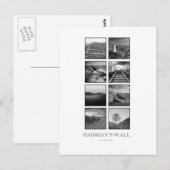 Hadrians Wall Postcard Postkarte (Vorne/Hinten)