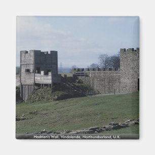 Hadrian's Wall, Vindolanda, Northumberland, Großbr Magnet