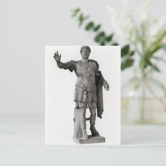Hadrianstatue (Marmor) Postkarte (Stehend Vorderseite)