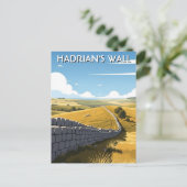 Hadrianswall-Reise Postkarte (Stehend Vorderseite)