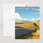 Hadrianswall-Reise Postkarte (Vorne/Hinten)