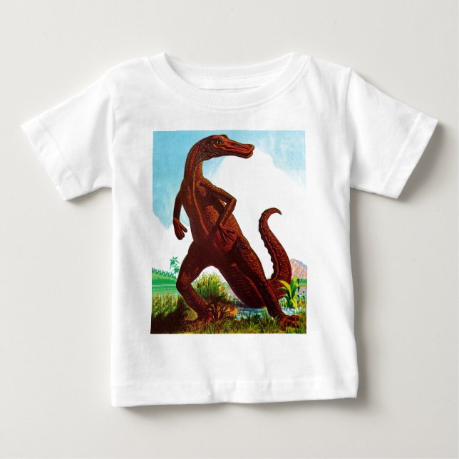 Hadrosaurus-Dinosaurier Baby T-shirt (Vorderseite)