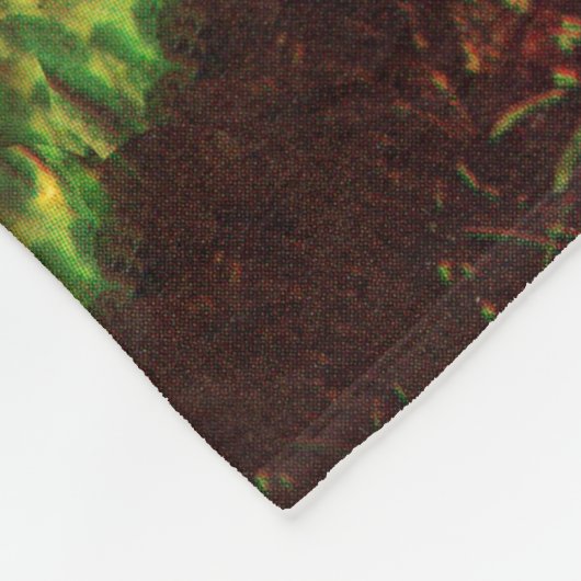 Hadrosaurus-Dinosaurier Fleecedecke (Ecke)