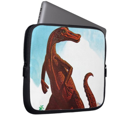 Hadrosaurus-Dinosaurier Laptopschutzhülle (Vorne Rechts)