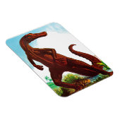 Hadrosaurus-Dinosaurier Magnet (Rechte Seite)