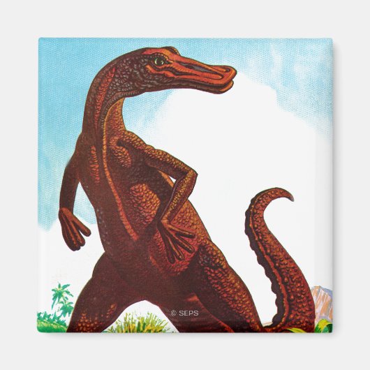 Hadrosaurus-Dinosaurier Magnet (Vorne)