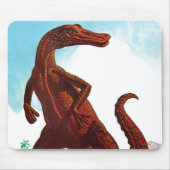 Hadrosaurus-Dinosaurier Mousepad (Vorne)