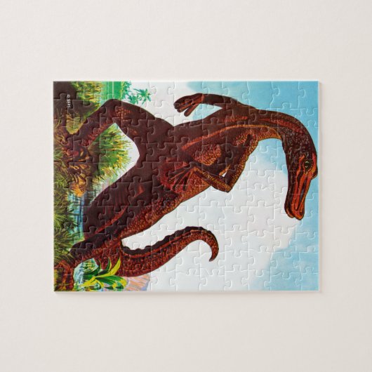 Hadrosaurus-Dinosaurier Puzzle (Horizontal)