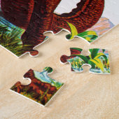 Hadrosaurus-Dinosaurier Puzzle (Seite)