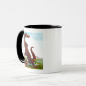 Hadrosaurus-Dinosaurier Tasse (Vorderseite Links)