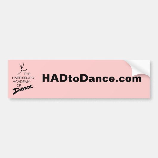 HADtoDance.com-Autoaufkleber Autoaufkleber (Vorne)
