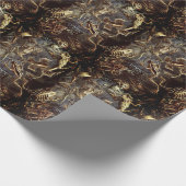 Haeckel Amphibians Batrachia Frogs Geschenkpapier (Ecke)