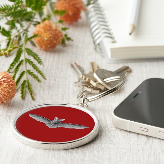 Haeckel Bat Schlüsselanhänger (Seite)