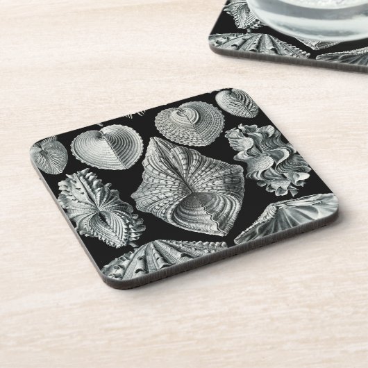 Haeckel Black Getränkeuntersetzer (Linke Seite)