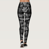 Haeckel Chiroptera 1904 Leggings (Rückseite)