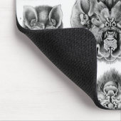 Haeckel-Fledermäuse Mousepad (Ecke)