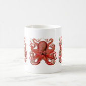 Haeckel Kraken-Rot Kaffeetasse (Mittel)