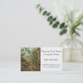 Haeckel Moss-, Grass- und Pilzgemälde Visitenkarte (Stehend Vorderseite)