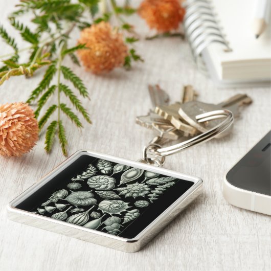 Haeckel Negativ Schlüsselanhänger (Seite)