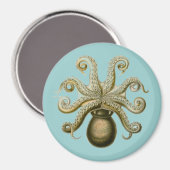 Haeckel Octopus Magnet (Vorderseite/Rückseite)