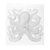 Haeckel Octopus Notepad Notizblock (Vorderseite)