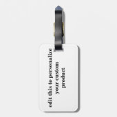 Haeckel Orchidae Gepäckanhänger (Rückseite vertikal)