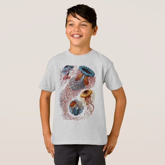 Haeckel Quallen T-Shirt (Vorne ganz)