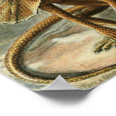 Haeckel Reptiles Poster (Ecke)